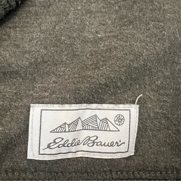 Eddie Bauer forest green long sleeve crewneck sweater tall XL - Picture 4 of 6